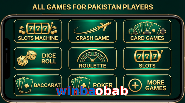 Main screen of Winbaobab games page for PK players