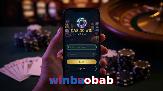Main screen of Winbaobab login page for PK players